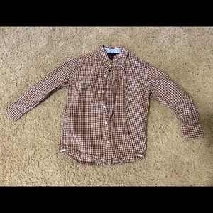 Gap Kids Long Sleeve Plaid Button Down - Medium